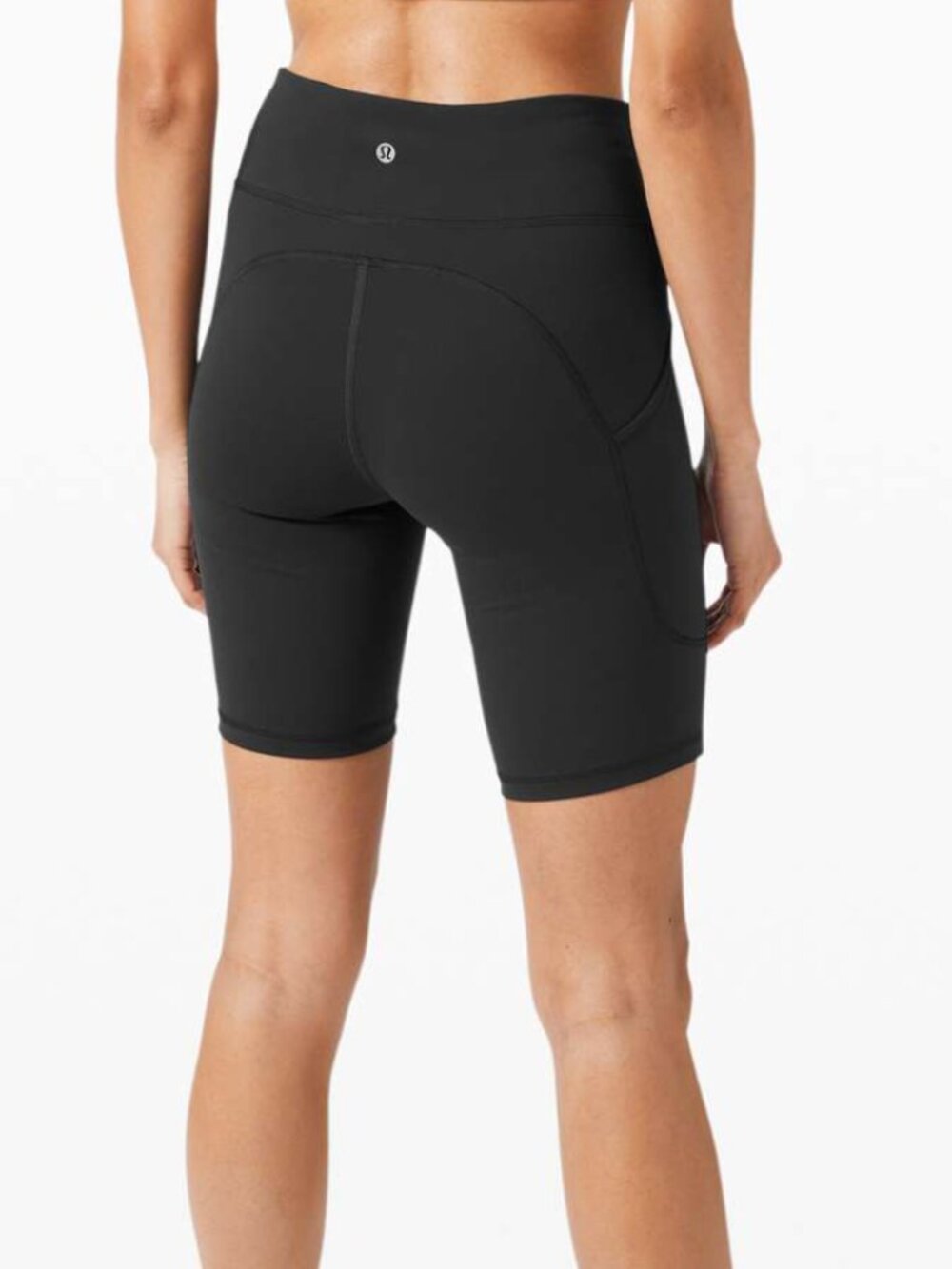 Lululemon Invigorate High-Rise Short 8" w/Pockets - Size 6 - Black